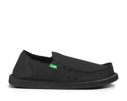 Sanuk Vagabond - Sanuk Shoes Mens Black - Philippines TIKJLS387